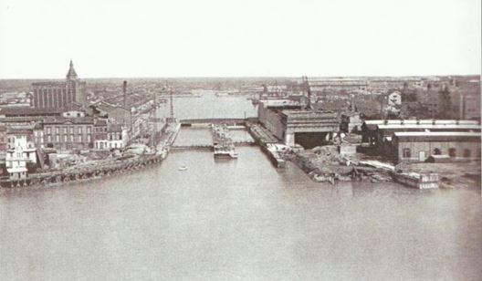 BORDEAUX - 1940 - Les écluses et l'entrée du bassin à flot.