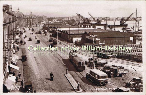 Les QUAIS vers la porte Caillaux dans les années 1930.