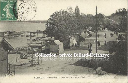 LORMONT  (Gironde)  - PLACE DU PORT ET LA CALE.