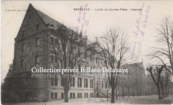 Lycée de Jeunes Filles, l'internat (l'Assomption ?) le 11.10.1917.
