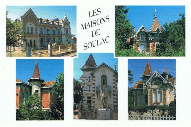 SOULAC SUR MER. Maisons style, aux environs,1900.