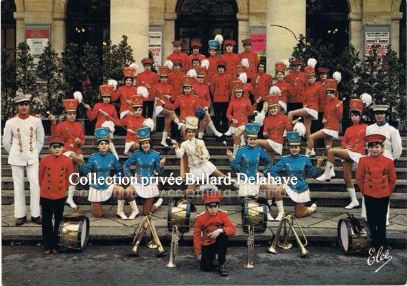 4749-Les Majorettes Girondines de Bordeaux se sont classées en 1971.