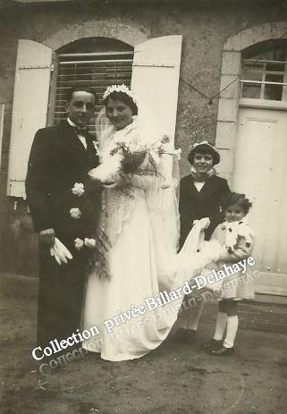 LA VIE CATHOLIQUE EN FRANCE DURANT L'OCCUPATION : MARIAGE 16.12.1939.