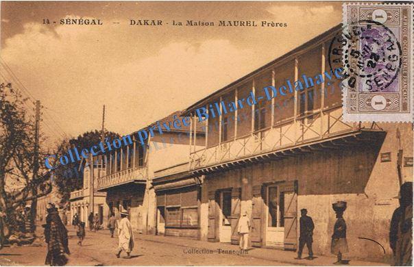 MAUREL Frères -Collec. Hennequin 1922-DAKAR  (Sénégal).