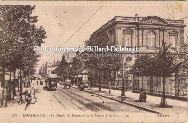 Musée de PEINTURE et le cours d'Albret. BORDEAUX VILLE D'ART.