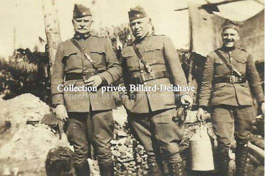 Guerre 1914/1918 - SOLDATS AMERICAINS  en France : HOWELL,  KERFOOT et GRANT.