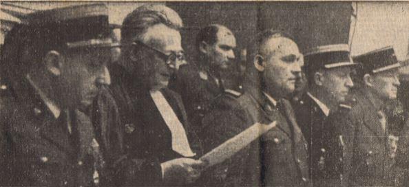 EPILOGUE DU PROCES D'ORADOUR ( Photo SUD-OUEST 13 février 1953).
