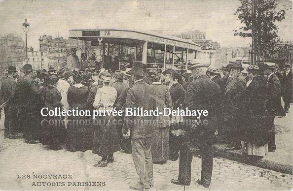 LES NOUVEAUX AUTOBUS PARISIENS dès 1905.