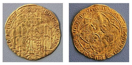 Monnaie de l'époque où Forteresse était occupée par les Anglais.