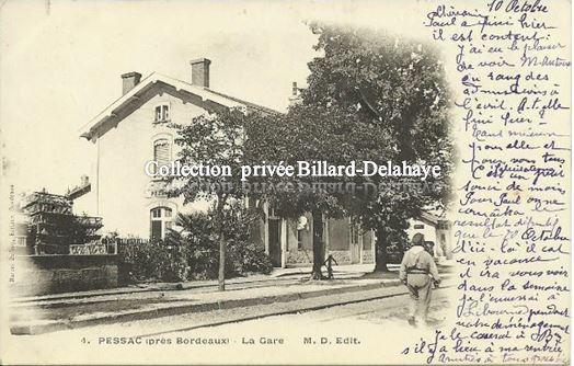 GARDE DE PESSAC ( près Bordeaux) VERS 1900.