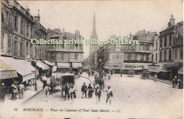 Place des CAPUCINS et TOUR ST. MICHEL.Envoi d'un soldat le 28.06.1917