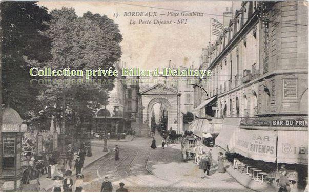 PLACE GAMBETTA. 1912 ALEXANDRE Mal. des logis au 5e régiment.