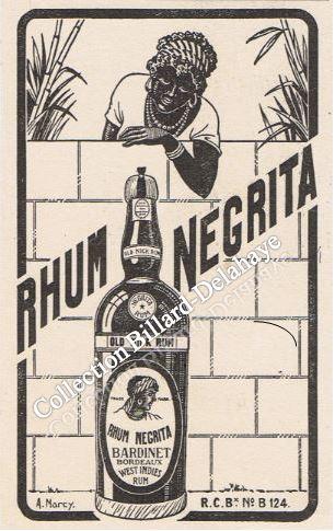 BARDINET - RHUM  NEGRITA, rue de Fleurennes 33290 - BLANQUEFORT.