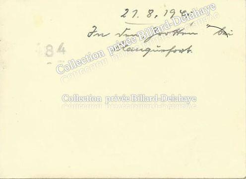 39/45 - WERMACHT - BLANQUEFORT 33 - Le 21 08 1941. (Verso  photo).