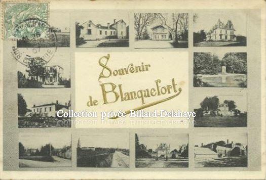 SOUVENIR DE BLANQUEFORT vers 1900.