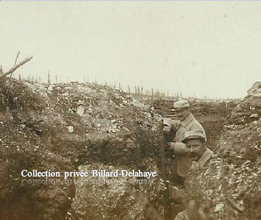 Guerre 1914/1918 - TRANCHEE DE 1ère LIGNE EN FRANCE.