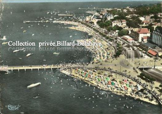 ARCACHON   (Gironde). VUE GENERALE VERS 1960.