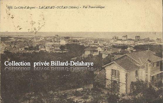 LACANAU-OCEAN (Médoc) - La Côte d'Argent vers 1920. Vue panoramique.