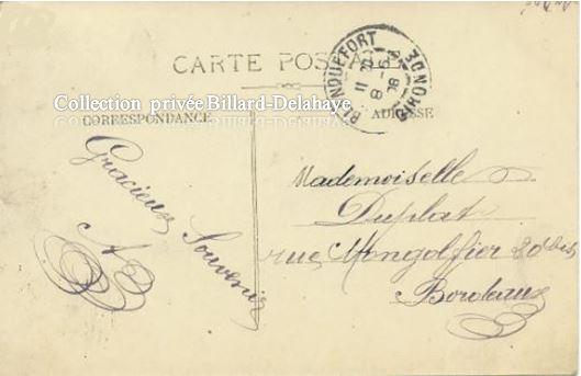 BLANQUEFORT 1900 - Vue Panoramique (ouest) - verso