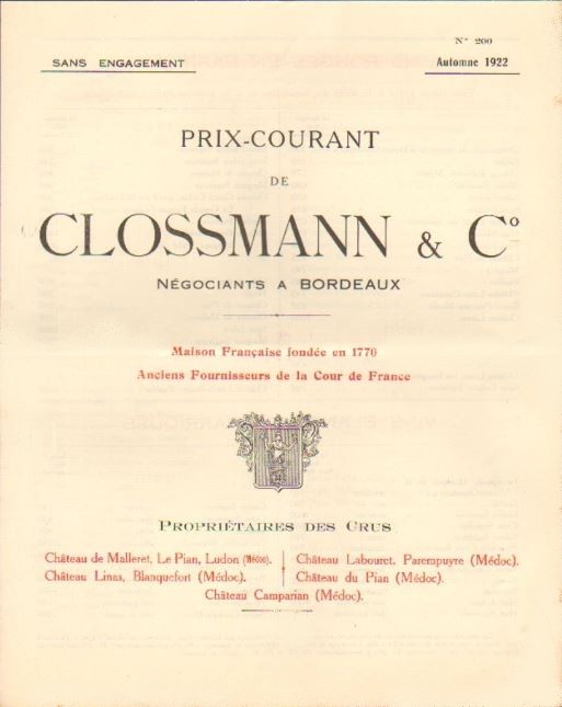 Prix clossmann